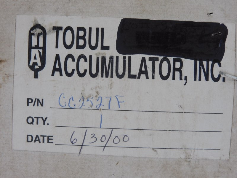 TOBUL ACCUMULATOR CG2527F 3000PSI NSMP