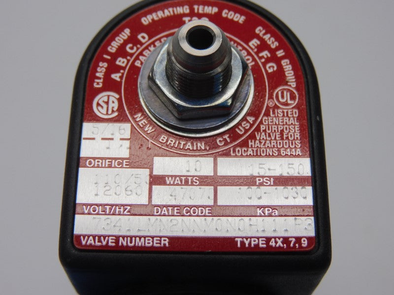 PARKER 7341LMN2NNM0N0H111P3 110/120V 15-150PSI 5/16" NSMP