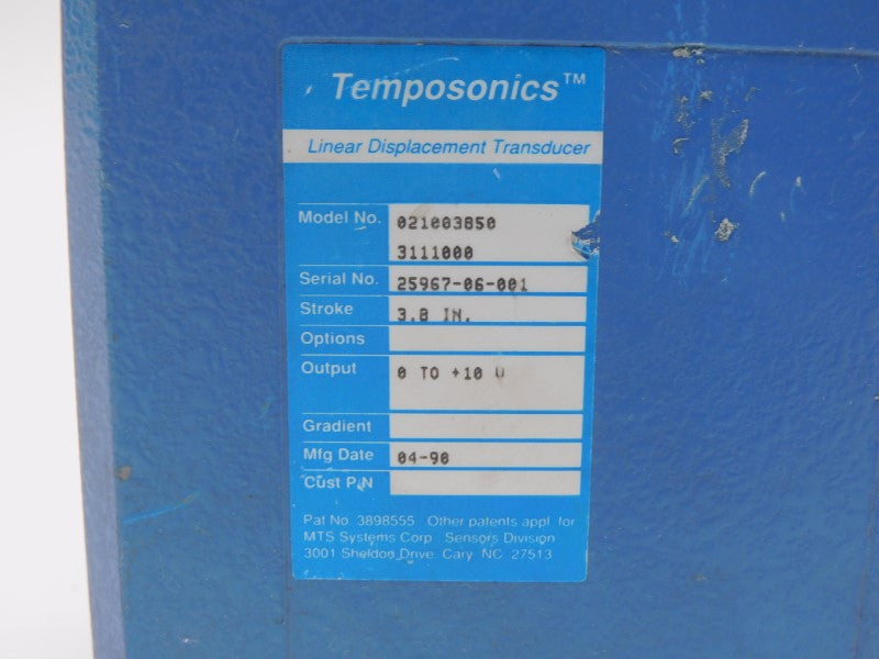 MTS TEMPOSONICS 021003850 3111000 0-+10V UNMP