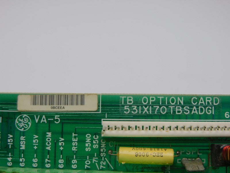 GENERAL ELECTRIC 531X170TBSADGI UNMP