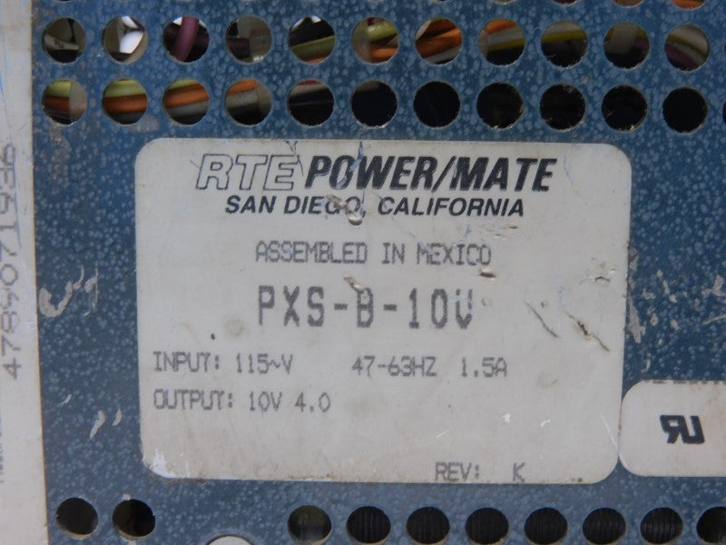 RTE POWER/MATE PXS-B-10V 10V 1.5A UNMP