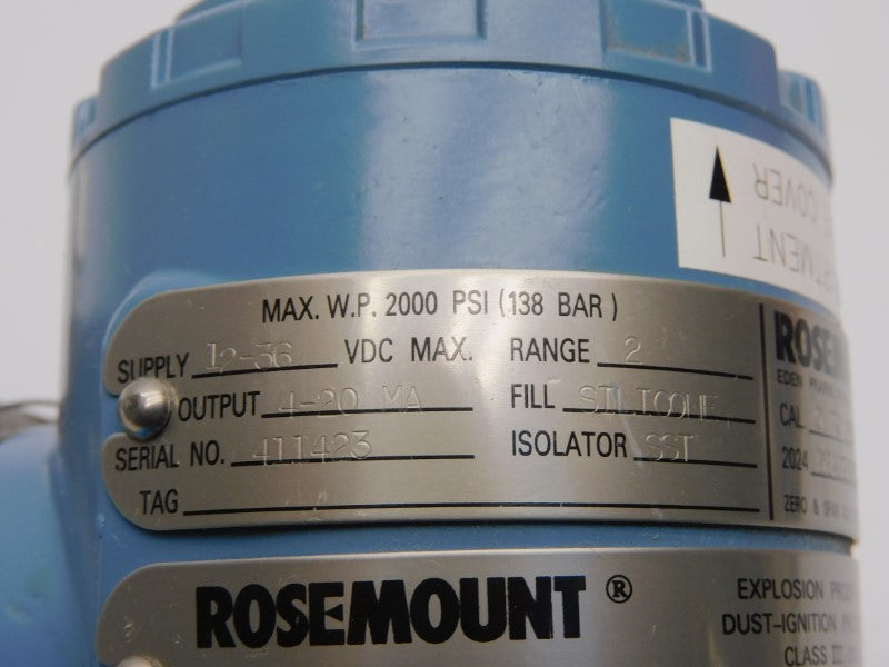 ROSEMOUNT 2024D2A22B2S1E5B4 12-36VDC 2000PSI UNMP