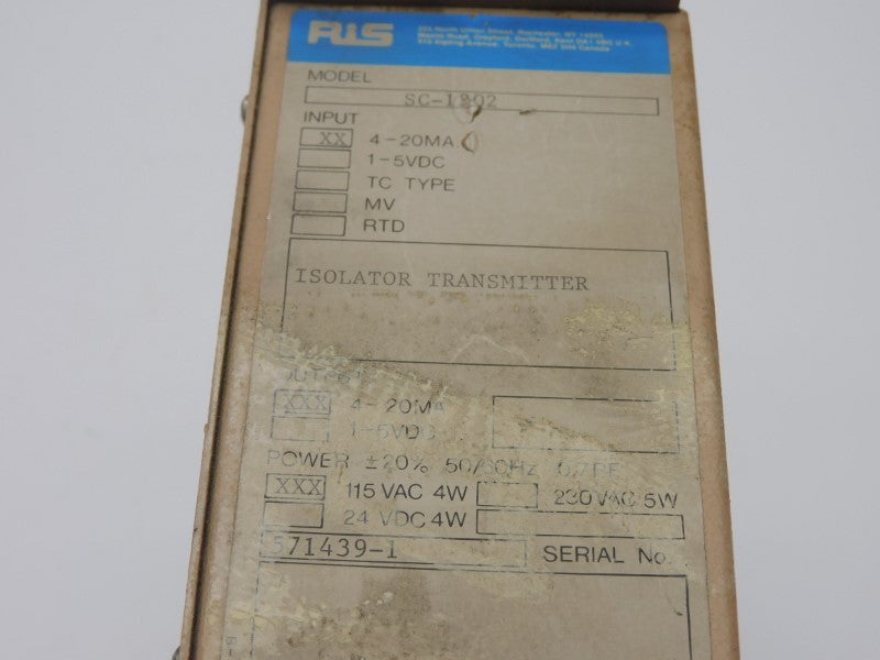 RIS SC-1302 115VAC UNMP