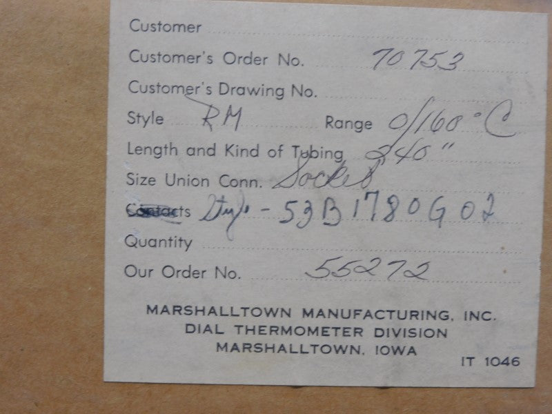 MARSHALLTOWN 53B1780G02 1742911A NSMP