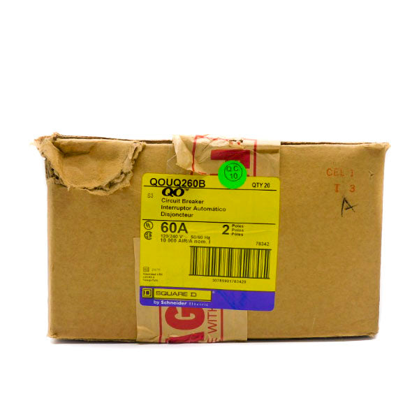 SQUARE D QOUQ260B 120/240V 60A (PKG OF 20) NSFS