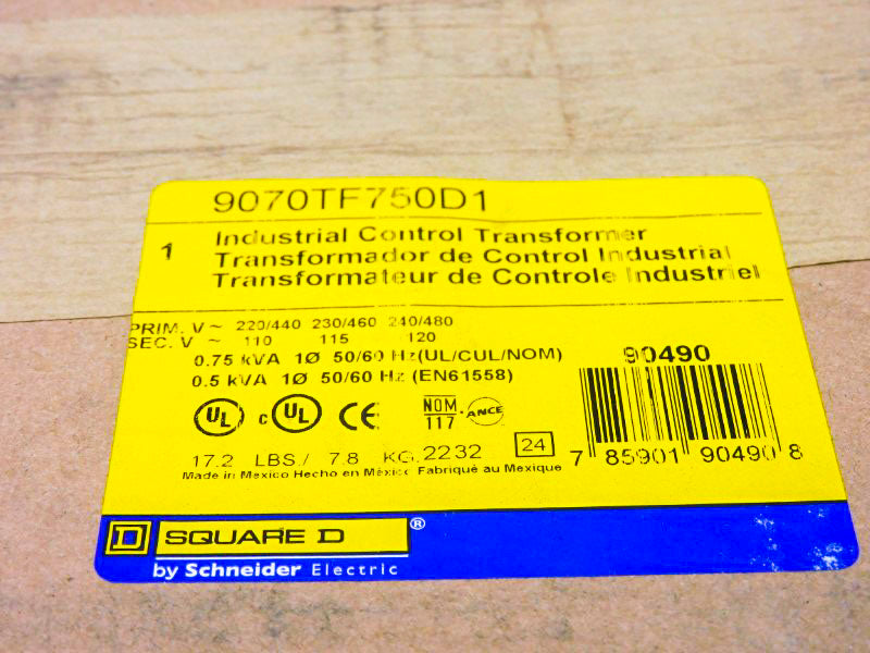 SQUARE D 9070TF750D1 240/480V NSFS