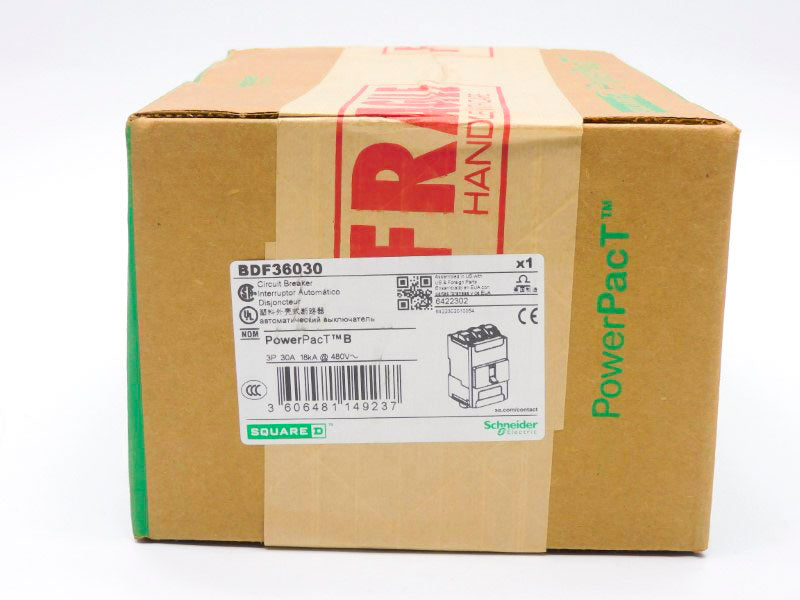 SQUARE D BDF36030 480V 30A (GREEN) NSFS