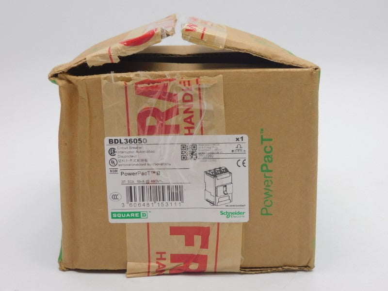 SQUARE D BDL36050 480V 50A (GREEN) NSMP