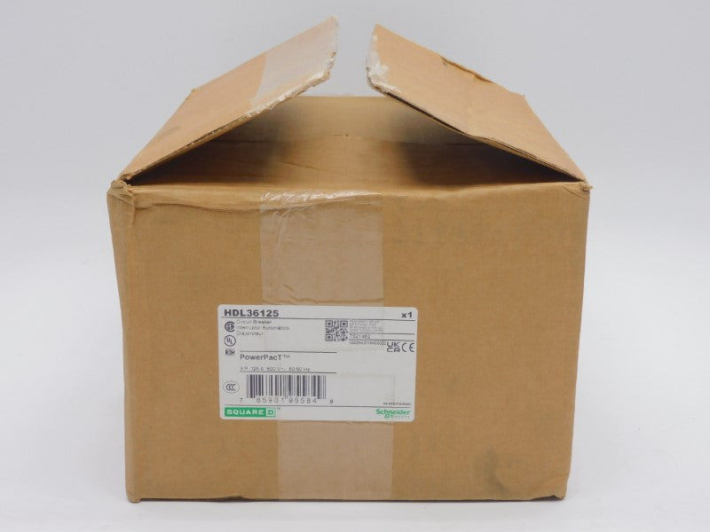 SQUARE D HDL36125 600V 125A (GREEN) NSMP
