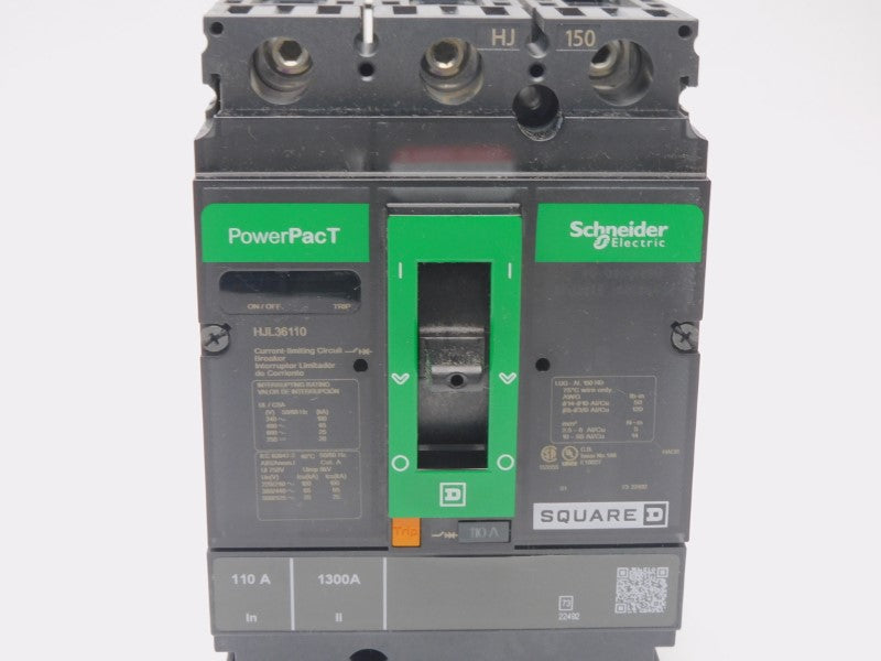 SQUARE D HJL36110 600V 110A (GREEN) NSMP
