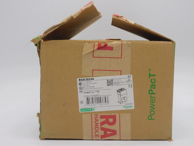 SQUARE D BGA36040 480V 40A (GREEN) NSMP