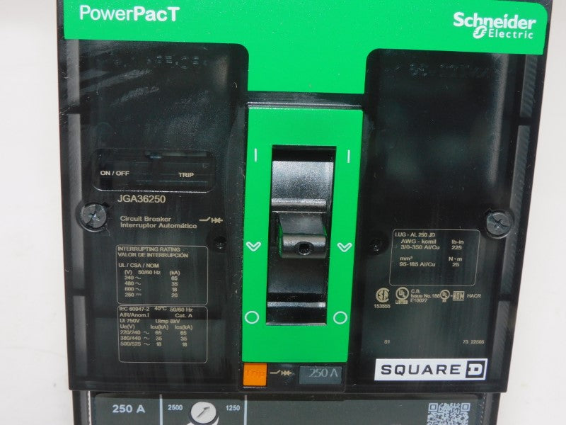 SQUARE D JGA36250 600V 250A (GREEN) NSMP