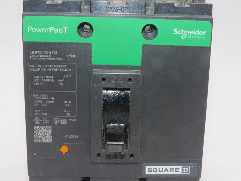 SQUARE D QDP32125TM 240V 125A (GREEN) NUPI