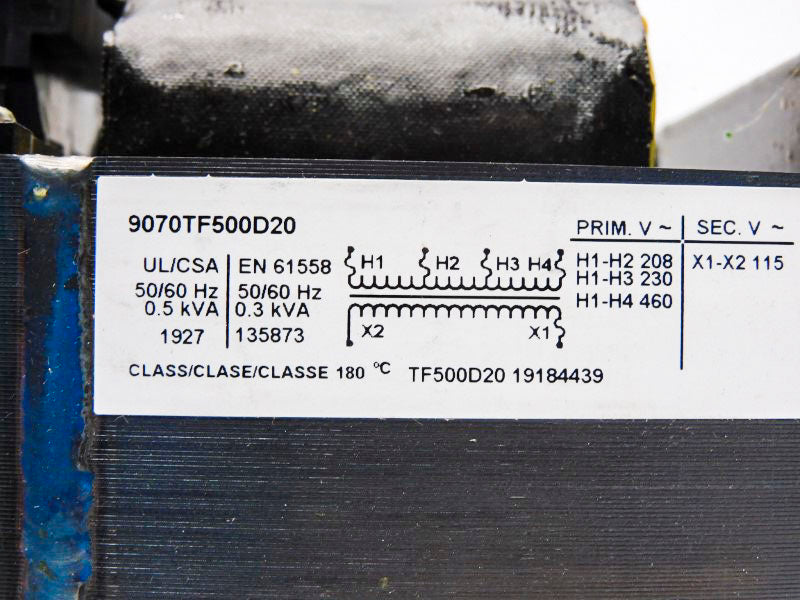 SQUARE D 9070TF500D20 460V NSMP