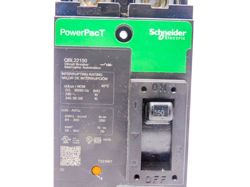 SQUARE D QBL22150 240V 150A(GREEN) NSMP