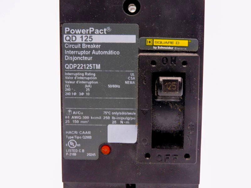 SQUARE D QDP22125TM 240V 125A NUPI