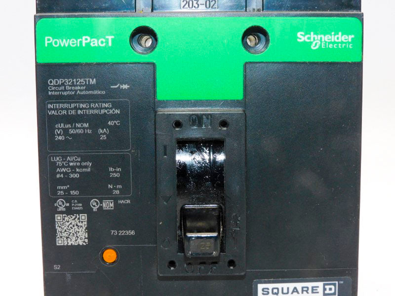 SQUARE D QDP32125TM 240V 125A (GREEN) NUPI