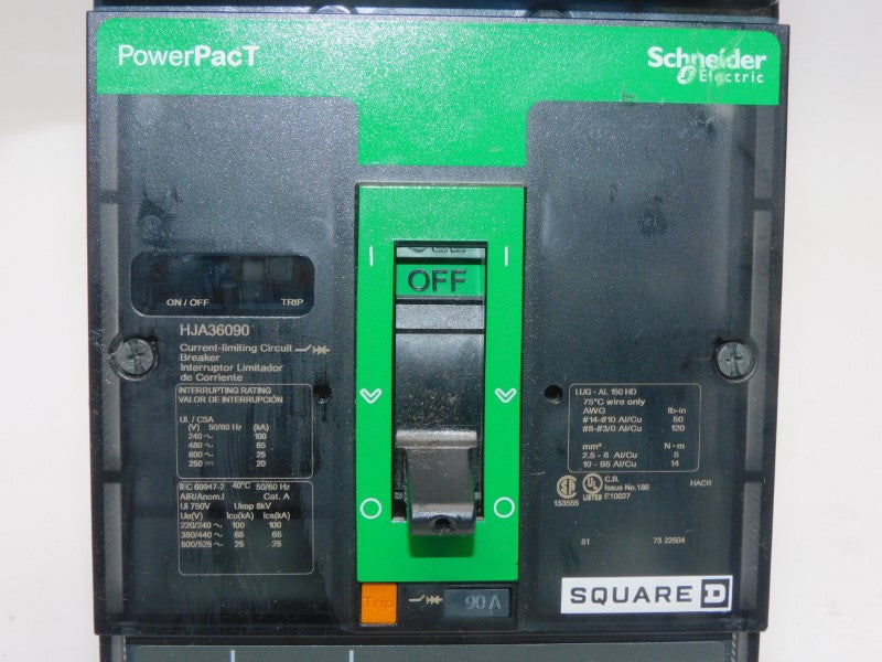 SQUARE D HJA36090 600V 90A (GREEN) NSNP