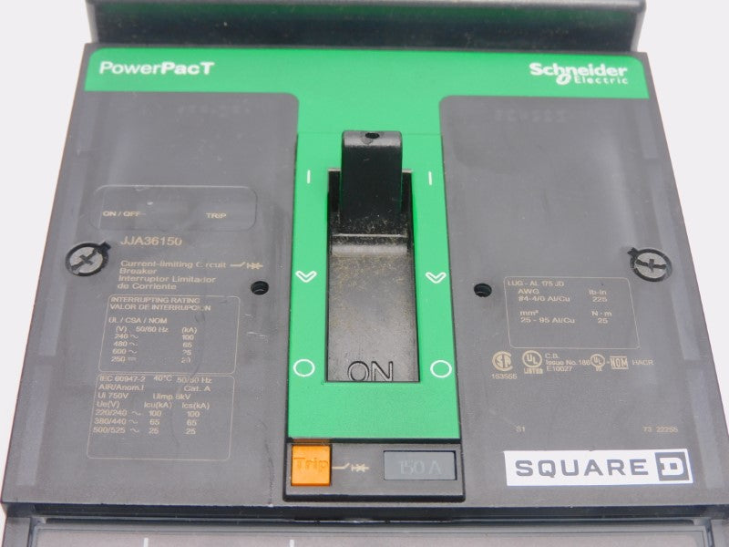 SQUARE D JJA36150 600V 150A (GREEN) NUPI