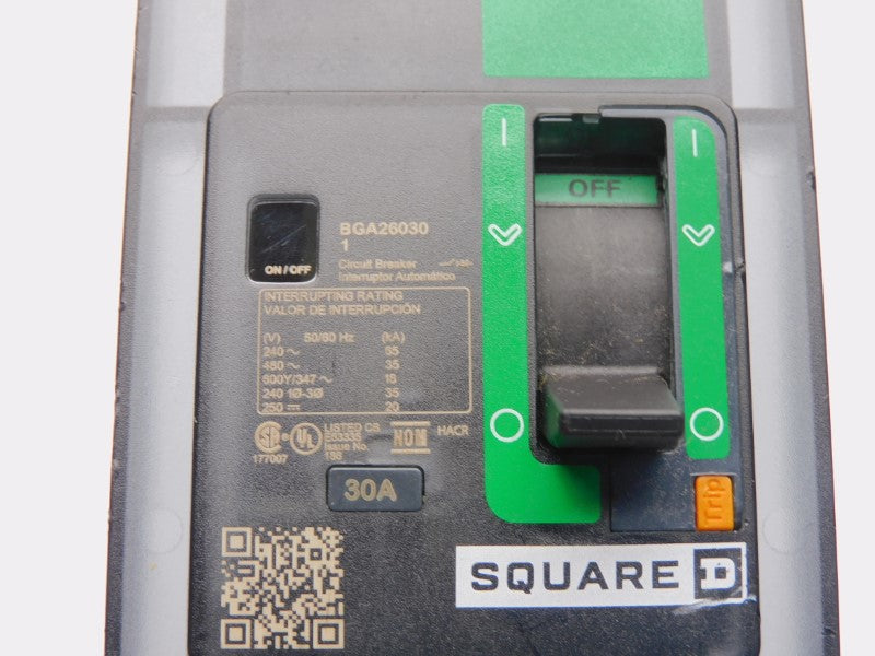 SQUARE D BGA260301 480V 30A (GREEN) NSNP
