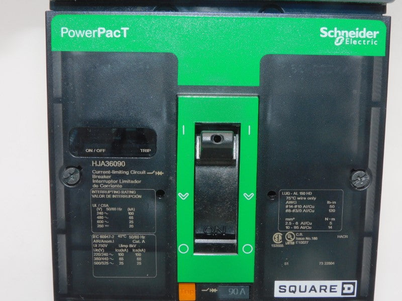 SQUARE D HJA36090 600V 90A (GREEN) (AS PICTURED) NUPI