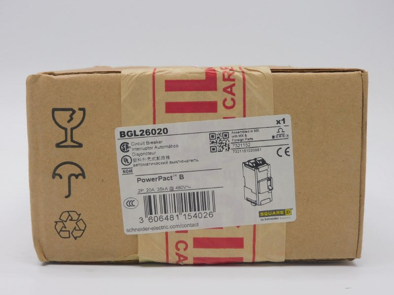 SQUARE D BGL26020 480V 20A NSFS