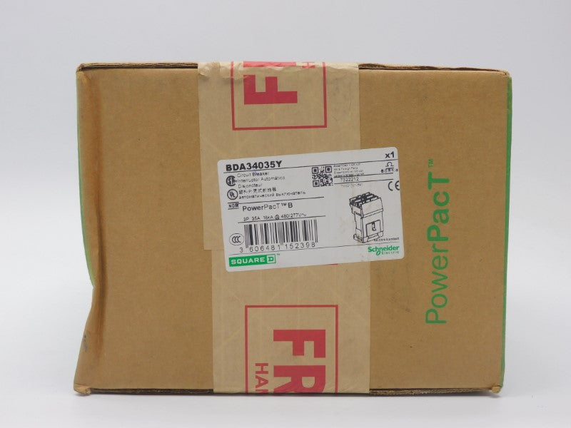 SQUARE D BDA34035Y 277V 35A (GREEN) NSFS