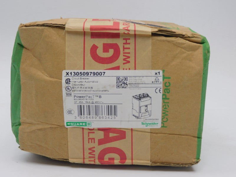 SQUARE D X13050979007 480V 45A (GREEN) NSFS