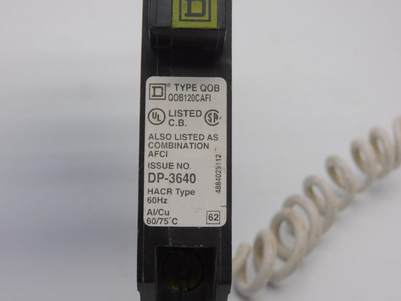 SQUARE D QOB120CAFI 120V 20A UNMP