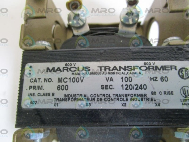 MARCUS TRANSFORMER 100V MC100V UNMP