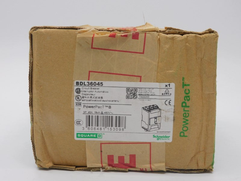 SQUARE D BDL36045 480V 45A (GREEN) NSFS