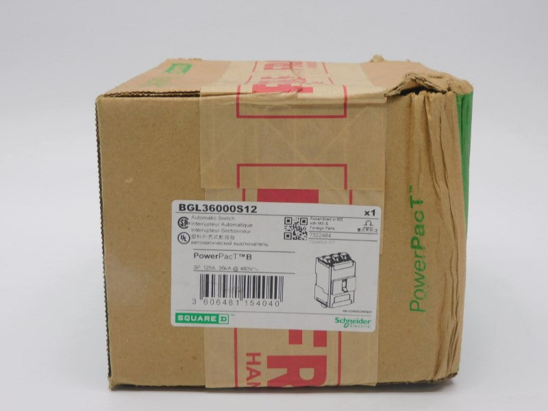 SQUARE D BGL36000S12 480V 125A (GREEN) NSFS