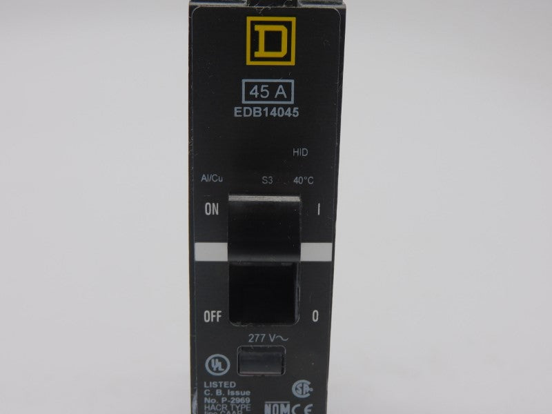 SQUARE D EDB14045 277V 45A NSMP