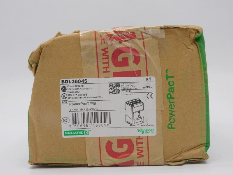 SQUARE D BDL36045 480V 45A (GREEN) NSMP