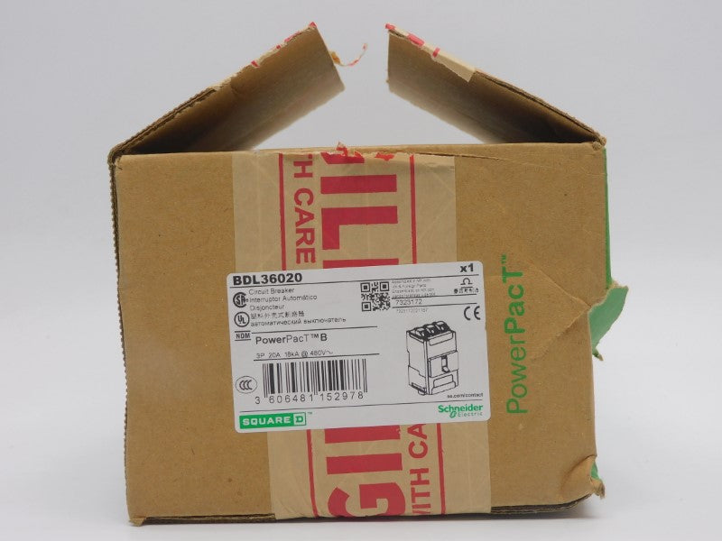 SQUARE D BDL36020 480V 20A (GREEN) NSMP