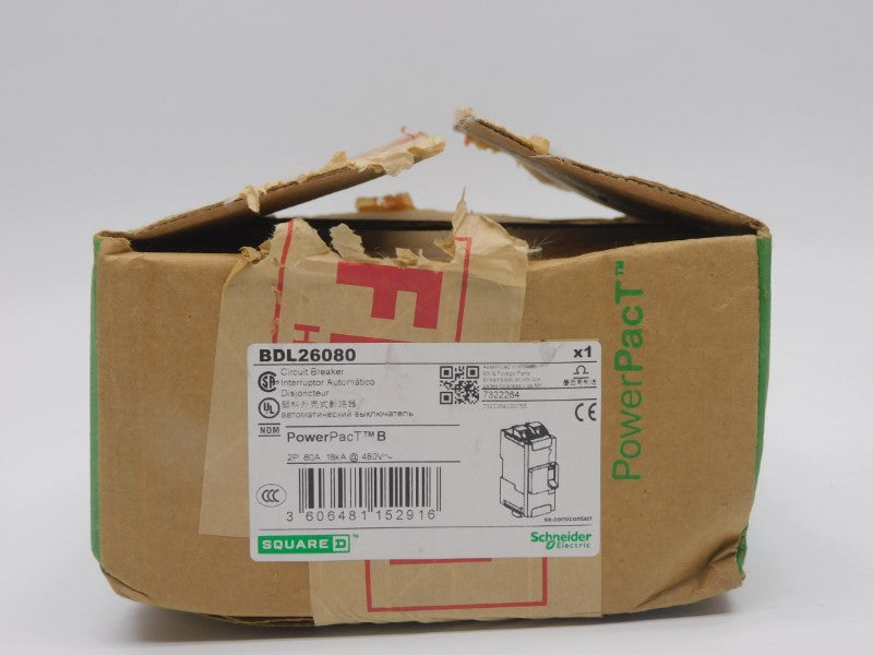 SQUARE D BDL26080 480V 80A (GREEN) NSMP
