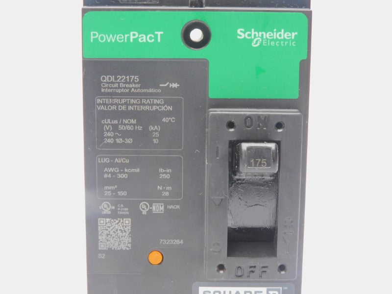 SQUARE D QDL22175 240V 175A (GREEN) NSMP