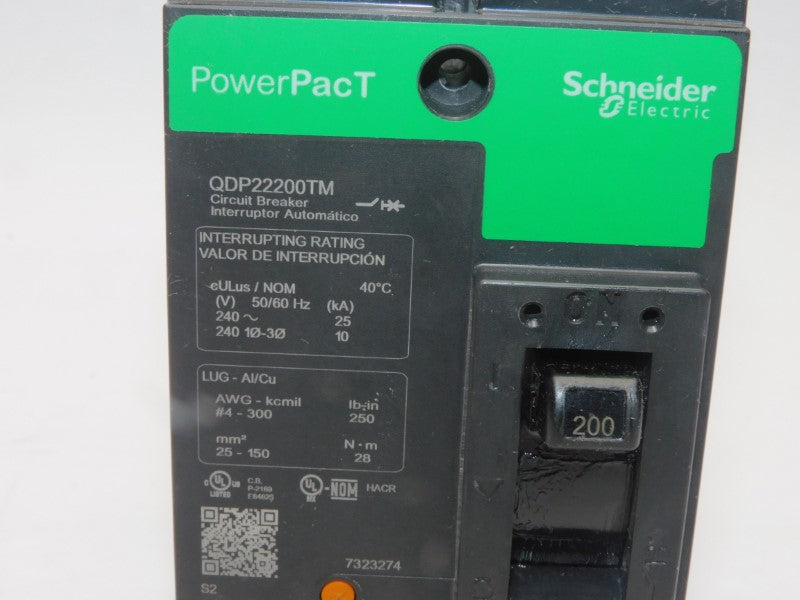 SQUARE D QDP22200TM 240V 200A (GREEN) NSMP