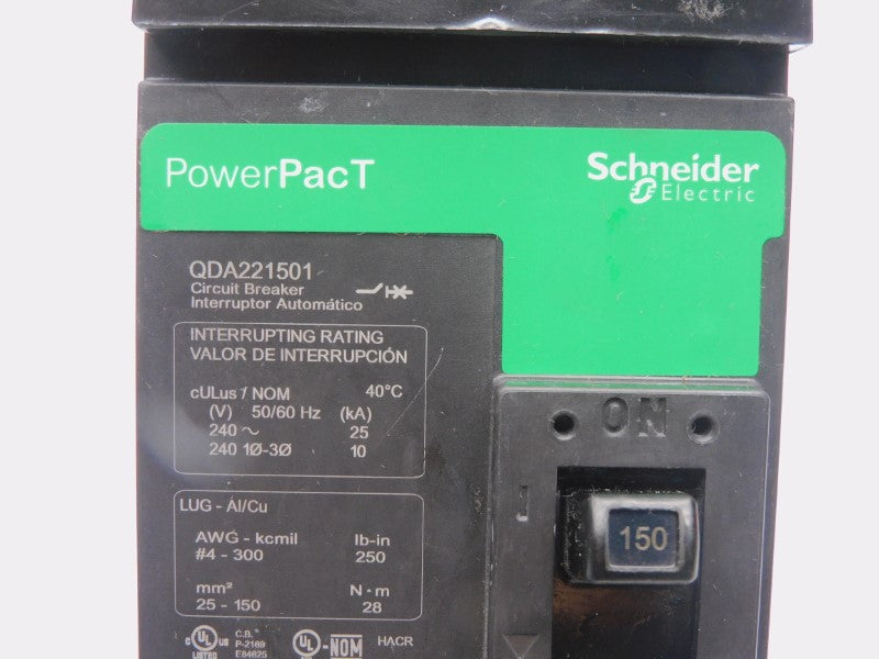 SQUARE D QDA221501 240V 150A (GREEN) NSMP