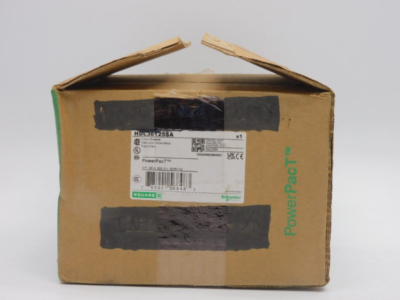 SQUARE D HDL36125SA 600V 125A (GREEN) NSMP