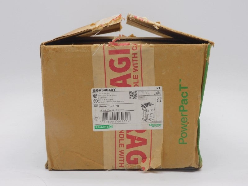 SQUARE D BGA34040Y 277V 40A (GREEN) NSMP