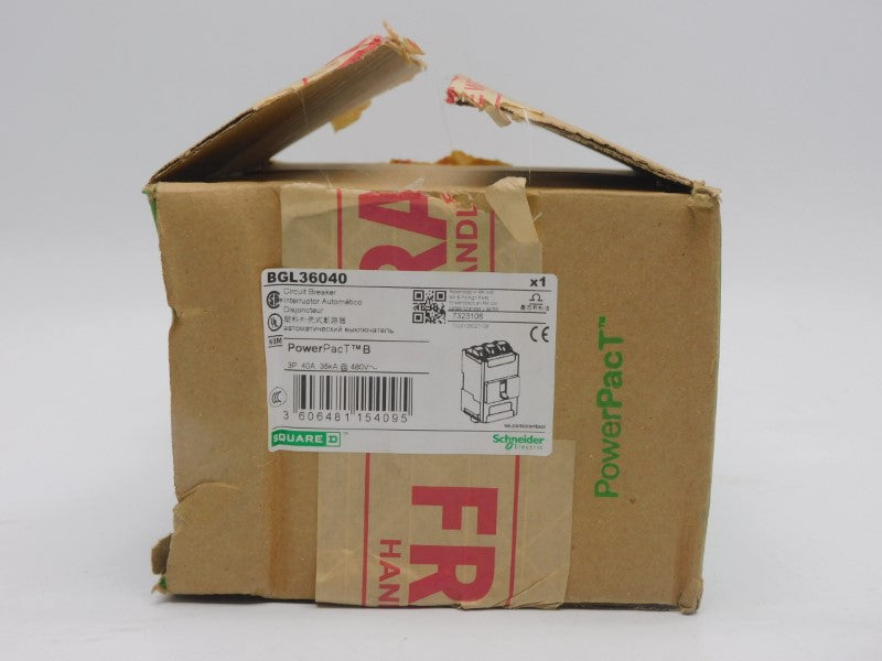 SQUARE D BGL36040 480V 40A (GREEN) NSMP