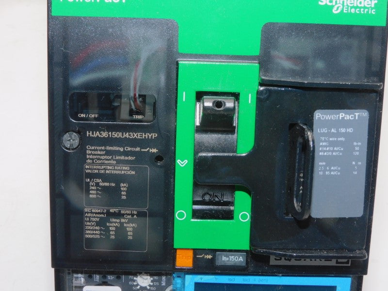 SQUARE D HJA36150U43XEHYP 600V 150A (GREEN) NSMP