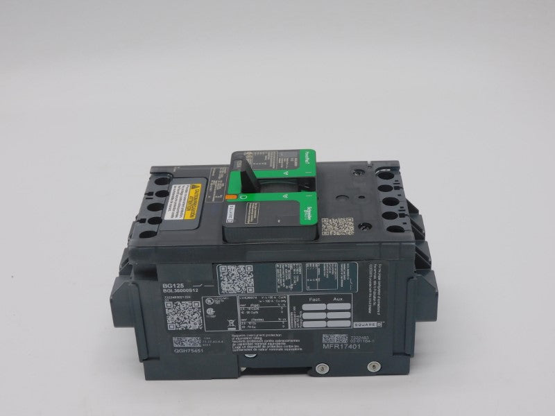 SQUARE D BGL36000S12 480V 125A (GREEN) NSMP