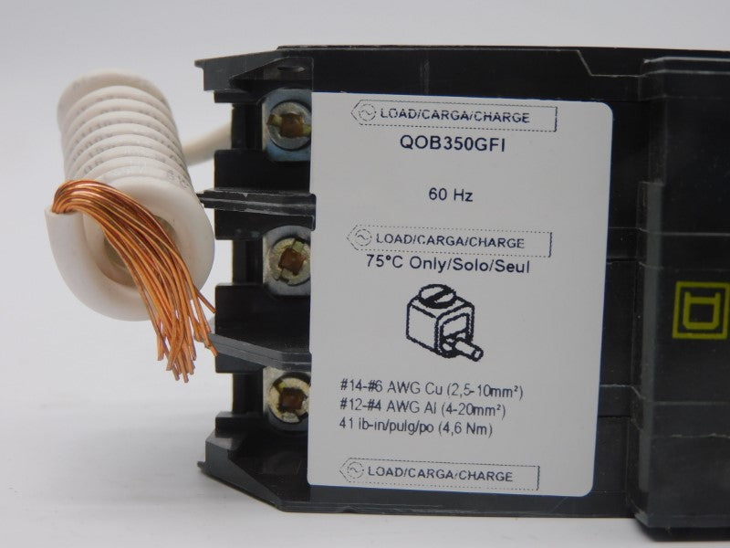 SQUARE D QOB350GFI 120V 50A NSNP