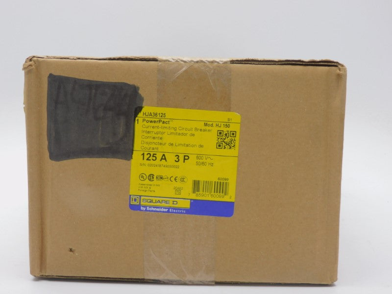 SQUARE D HJA36125 600V 125A NSFS
