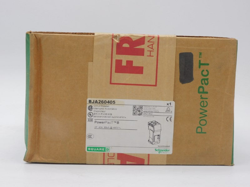 SQUARE D BJA260405 480V 40A (GREEN) NSFS