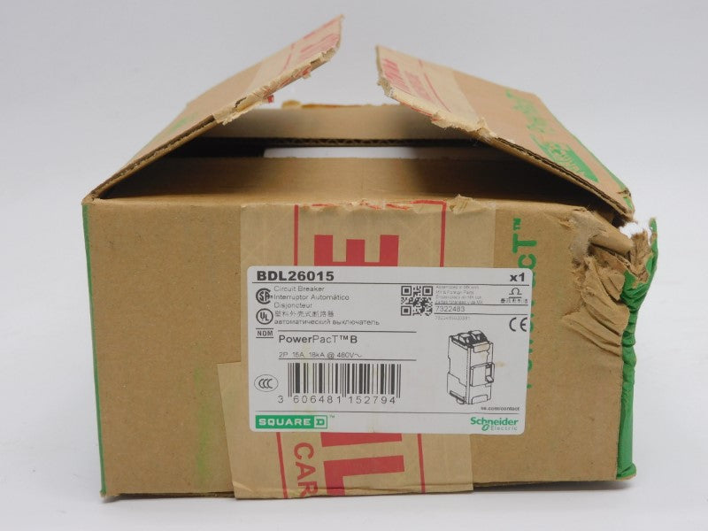 SQUARE D BDL26015 480V 15A (GREEN) NSMP