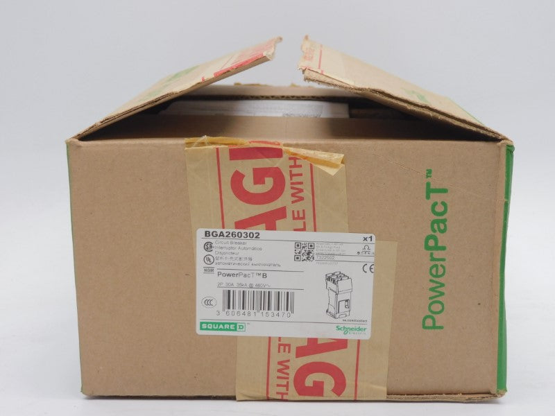 SQUARE D BGA260302 480V 30A (GREEN) NSMP