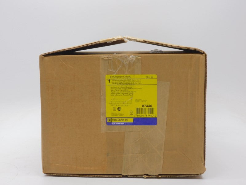 SQUARE D 8736SCO7V02S SER. A 110/120V NSMP